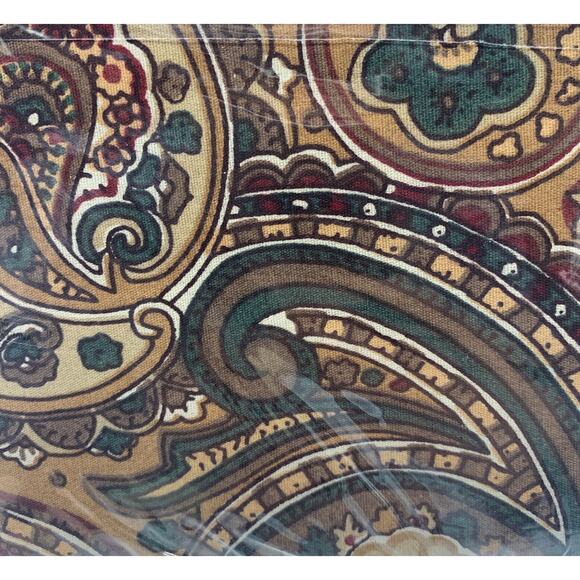 2 Vintage Dan River Blouson Valance Chester Paisley 84” x 15” NOS 1980’s - Picture 3 of 3